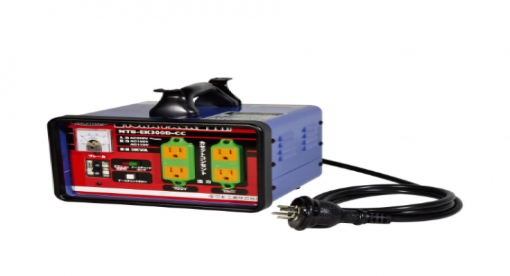 日本NICHIDO日动工业 TB-300D单相200V降压变压器 