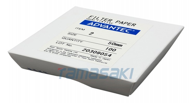 ADVANTEC东洋4-904-04 定性滤纸No.2 Φ50 100张 00021050