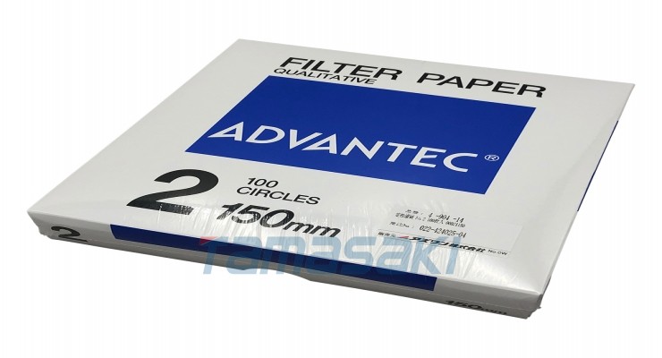 ADVANTEC东洋4-904-13 定性滤纸2号 Φ125 100张 00021125