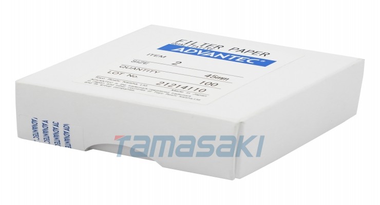 ADVANTEC东洋4-904-02 定性滤纸No.2 Φ45 100张 00021045
