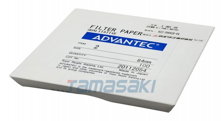 4-904-08 定性滤纸No.2 Φ84 100张 00021084 ADVANTEC东洋