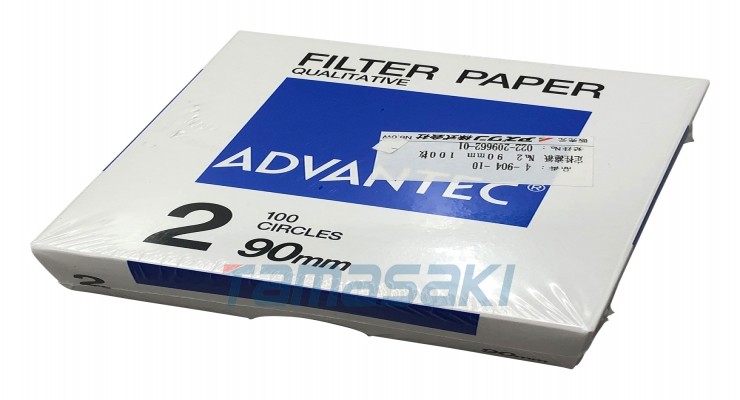 ADVANTEC东洋4-904-10 定性滤纸No.2 Φ90 100张 00021090