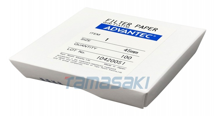 ADVANTEC东洋4-903-02 1号定性滤纸 100张 00011045