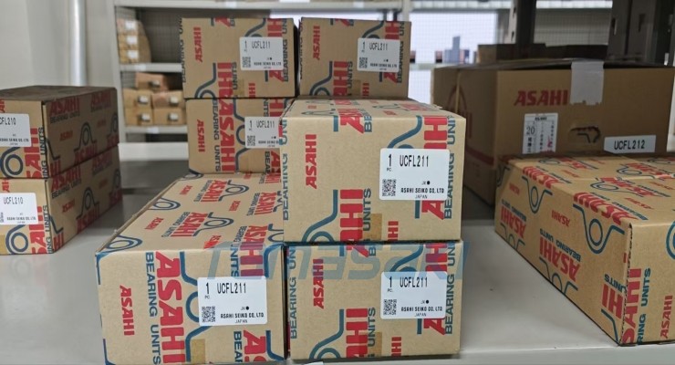 日本仓库 玉崎少量ASAHI 外球面 带座轴承UCFL210、UCFL211