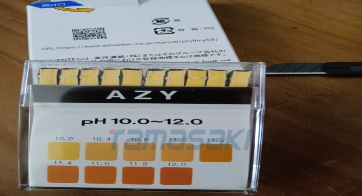 玉崎到货日本东洋滤纸 测试纸 AZY PH10.0-12.0